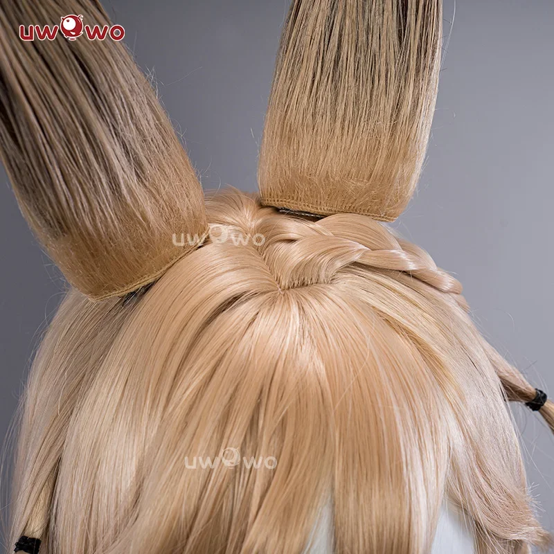 Парик для косплея Genshin Impact Kaveh PRE-SALEGame средние желтые волосы с ушками головной убор