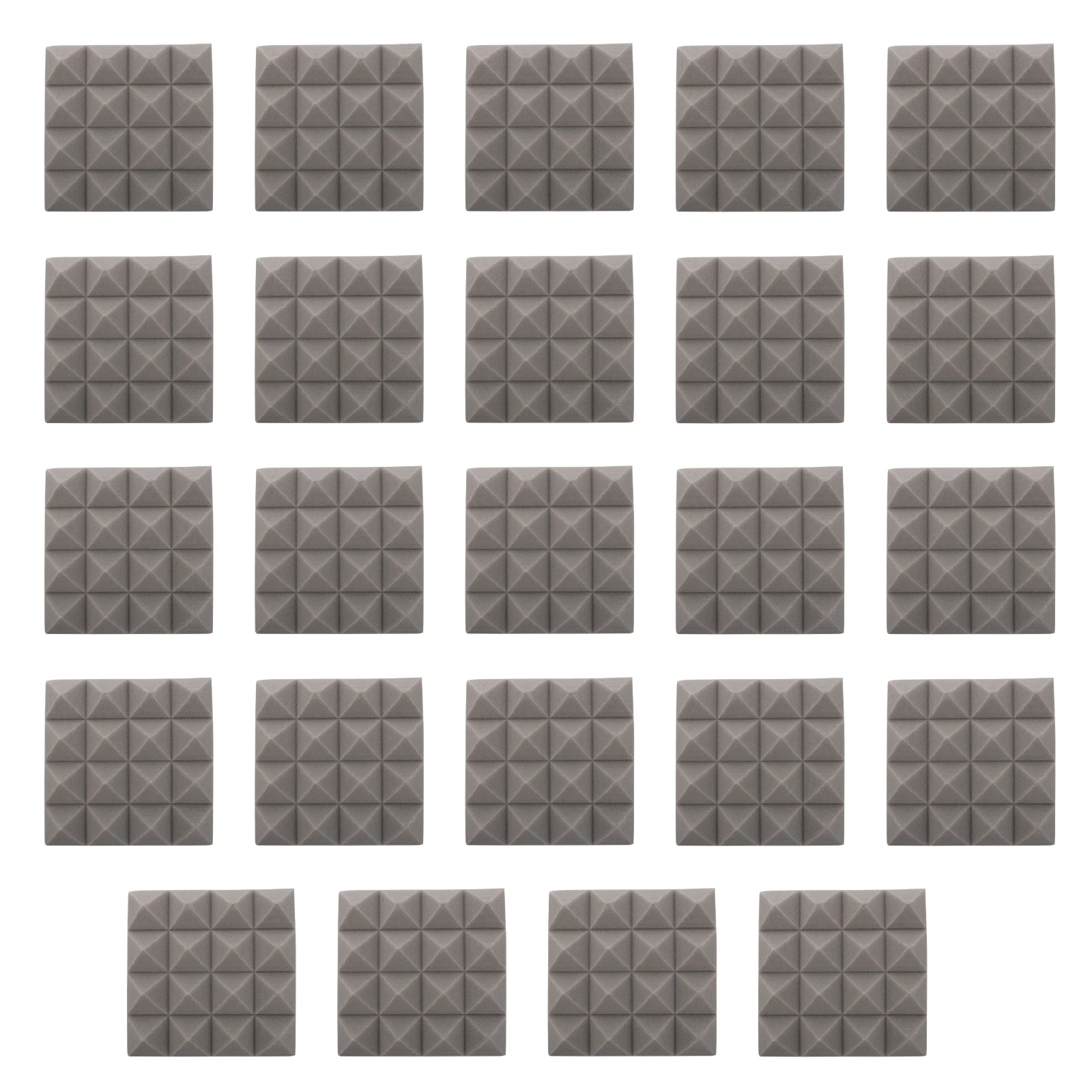 

22Pcs Simple Convenient Practical Sound Proof Panels Noise Reduction Mats Soundproof Cushions for Home