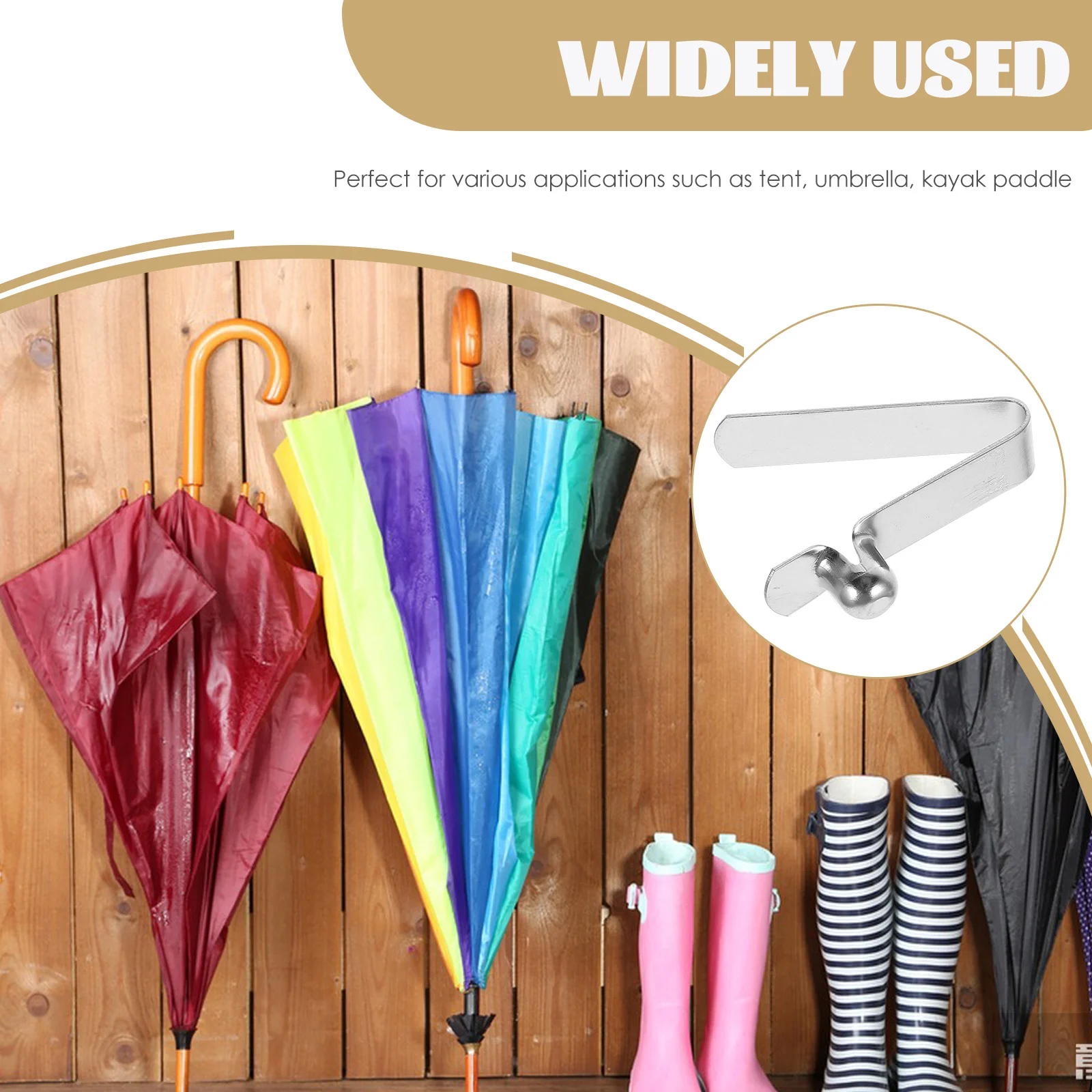 10 шт. пружинные зажимы для палатки шарики зонта кнопка аксессуары весла