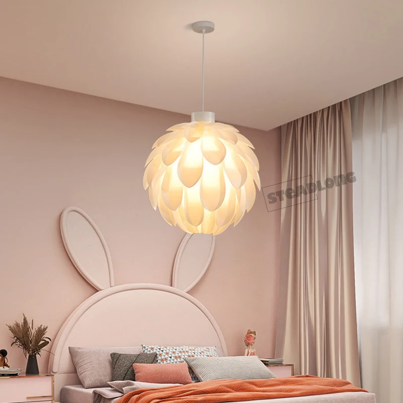 

Modern LED Pinecone Ceiling Chandeliers Petal Dining Room Pendant Lamp Living Room Bedroom Decor Hanging Light