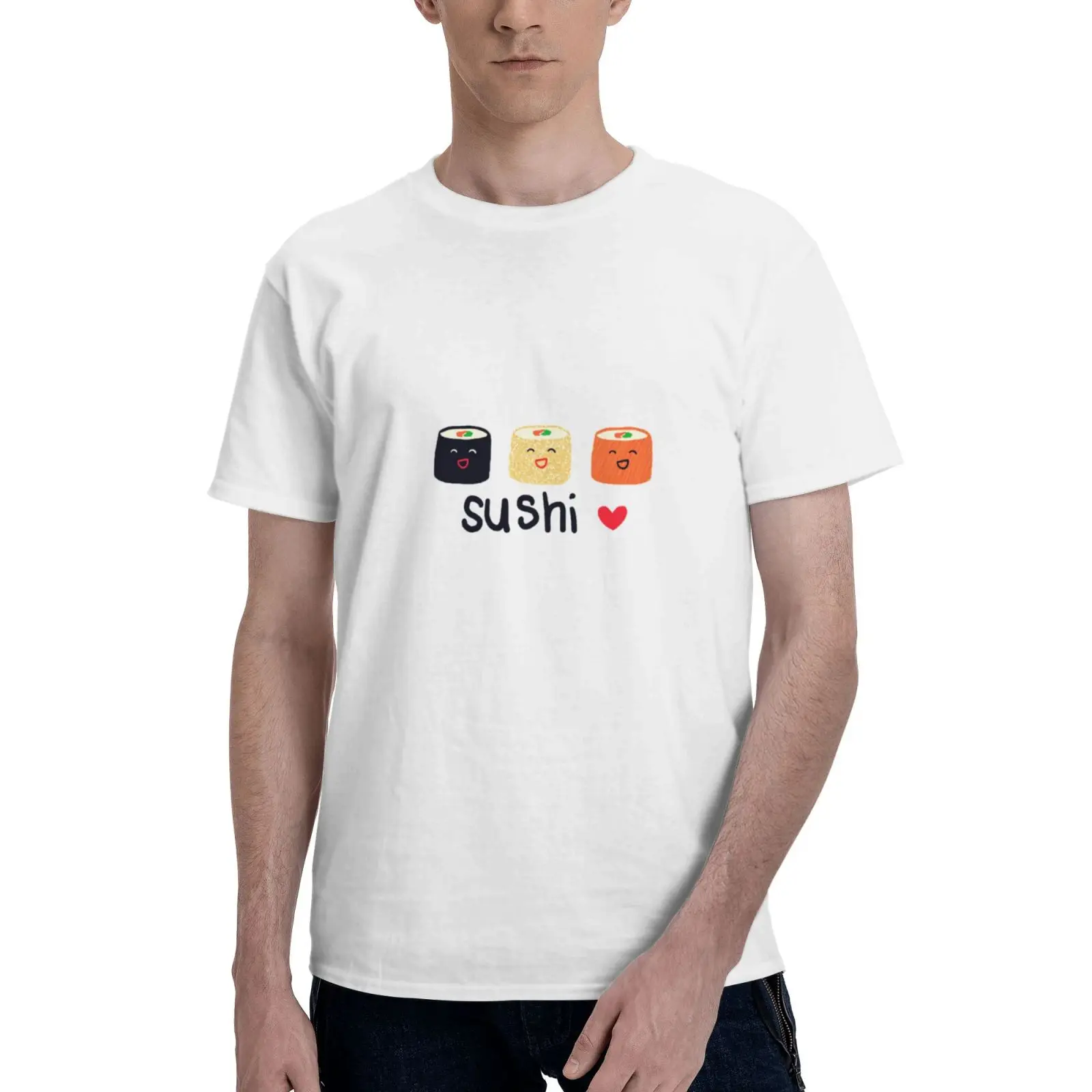 

Sushi Lovers Clothes Vintage T Shirt Oversized T Shirt Graphic T Shirts Cotton Daily Four Seasons Tees New Arrivals 2023 Men