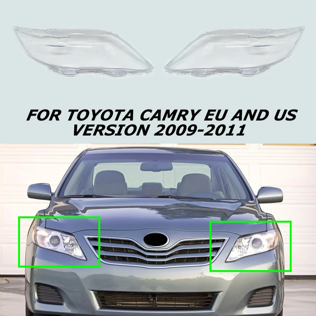 

Автомобильные фары для Toyota Camry 2009-2011, передние фары, прозрачные лампочки, аксессуары для замены