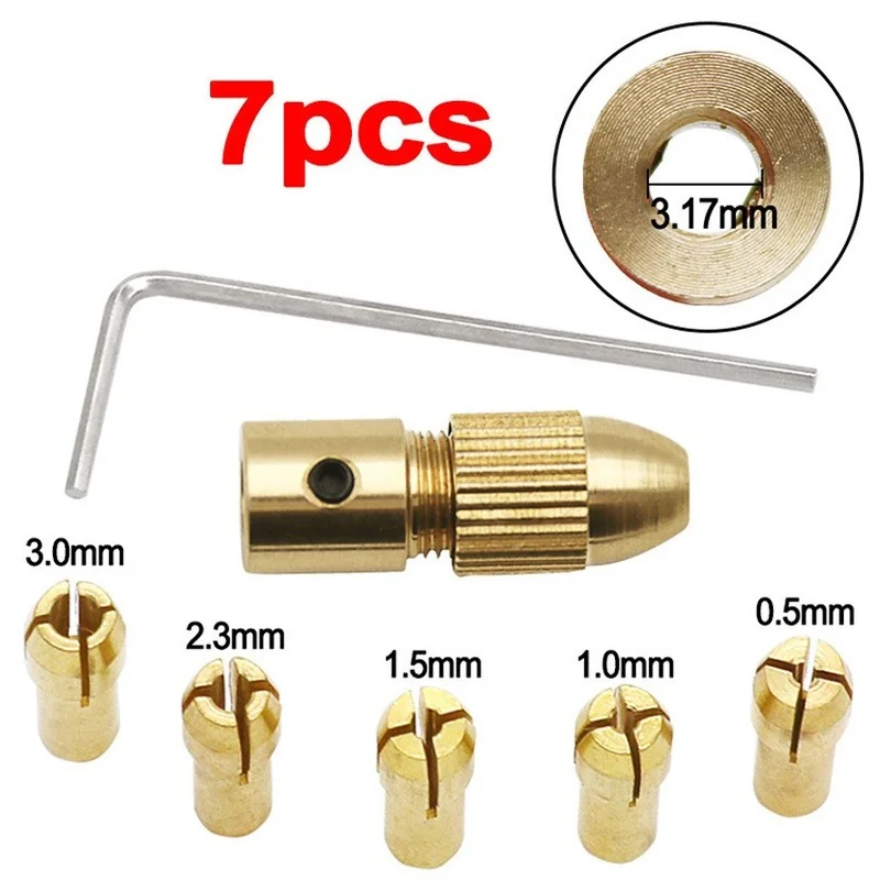 

DEANPLANNWG Латунные цанги для Dremel 2.35/3.17/4.05/5.05 мм