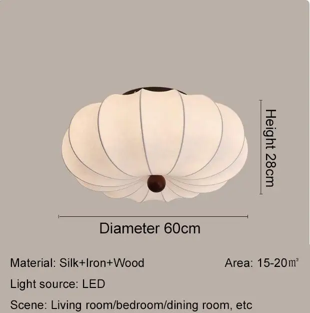 

Потолочный светильник IYUSHIN круглый тканевый