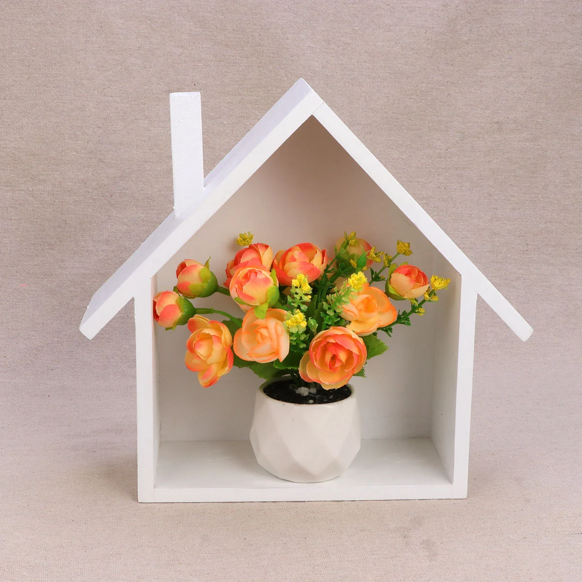 Настенные полки деревянные хрустальные кубические витрины бамбуковые книжные