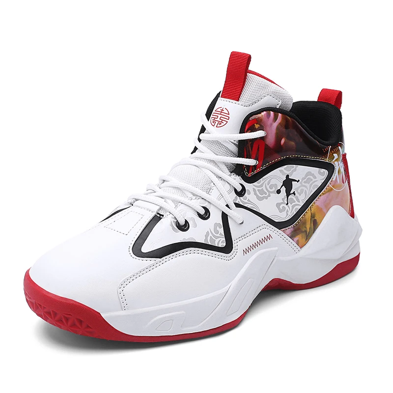 

Big Size High Top Man Basketball Shoes Outdoor Training Sport Combat Boots for Men Women Cushioning Retro Trainers