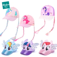 original my little pony sunbonnet with braids pinkie pie twilight sparkle princess celestia anime hat for kids girls toys gift