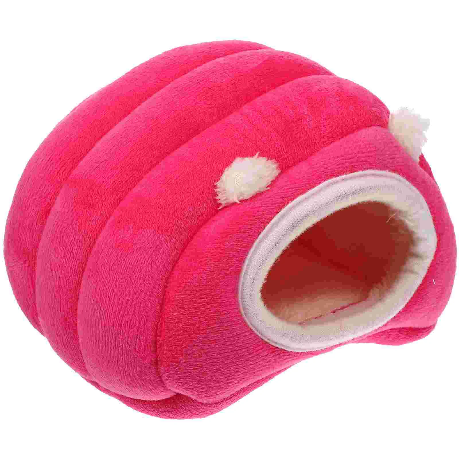 

Hamster Warm House Bed Beds Hedgehog Pet Hideout Rat Guinea Animal Nesting Chinchilla Cushion Warmer Winter Soft Bedding Cotton