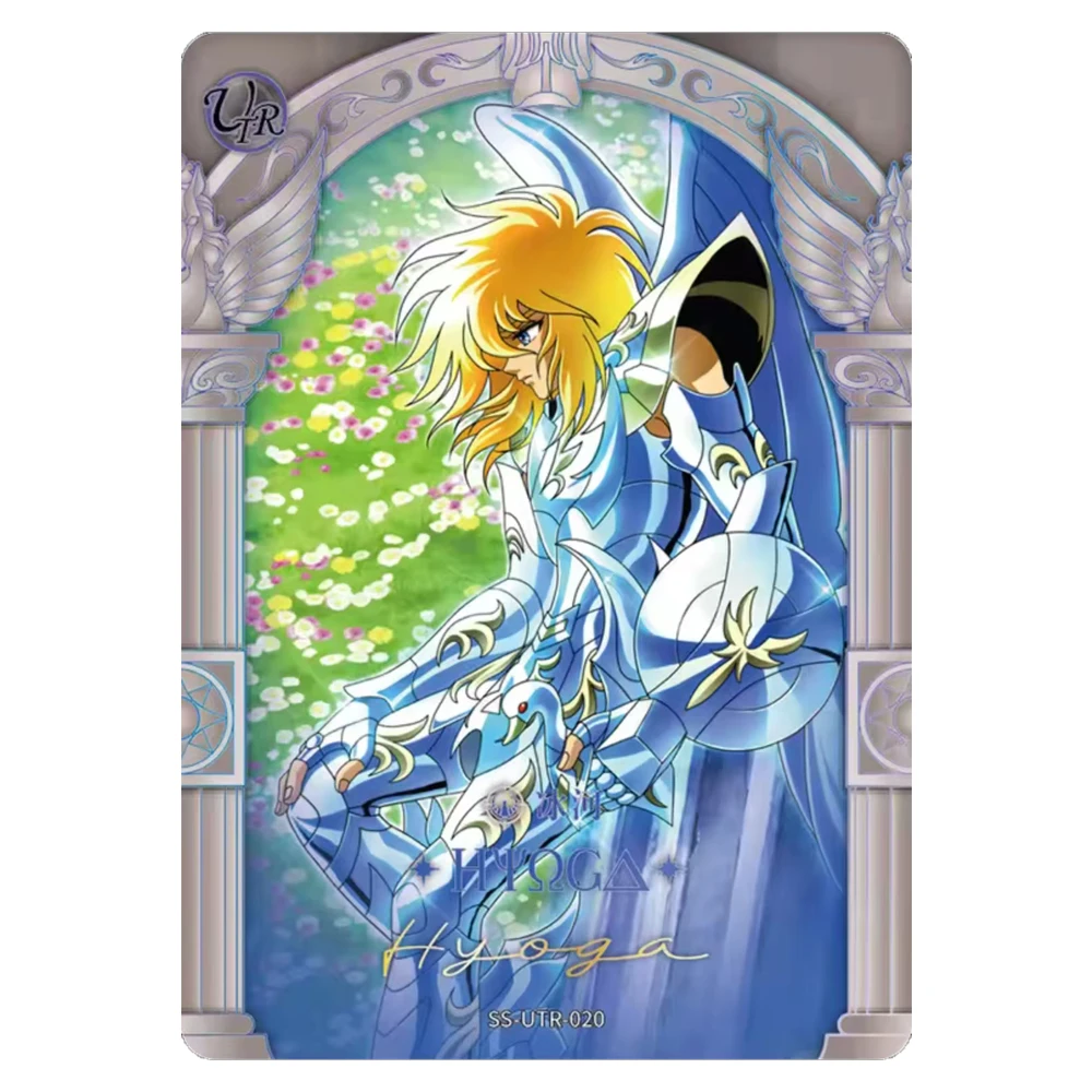 Фото Saint Seiya KAYOU UTR Shiryu Hyoga Ikki Thanatos Hypnos Pandora Laser Rainbow Коллекционная карта Рождественский подарок на день рождения для мальчиков №3