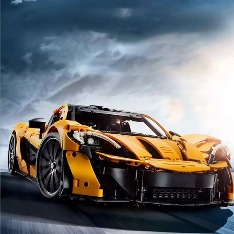 Фото Stock3893 шт. Технические 42172 P1 Super Racing Строительные блоки 1:8 Модель Супер спортивные автомобили Кирпичные игрушки для мальчиков Рождественский подарок на день рождения №1