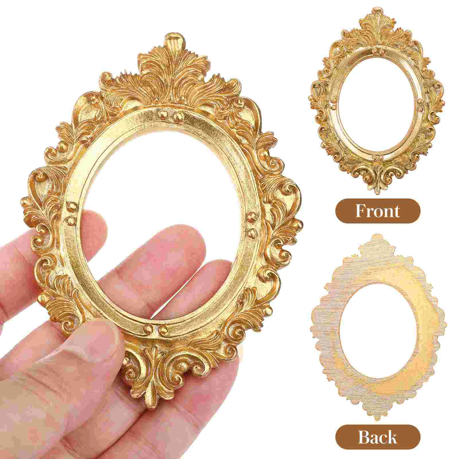 Золотые настенные рамки реквизит для фотографий мемориальная картина