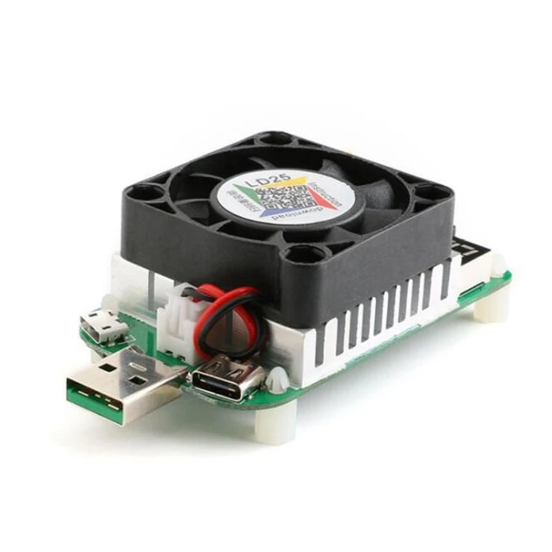 

LD25 USB Smart Electronic Load Discharge Battery Capacity Resistor Tester 4A 25W Red Digital Ammeter Voltmeter