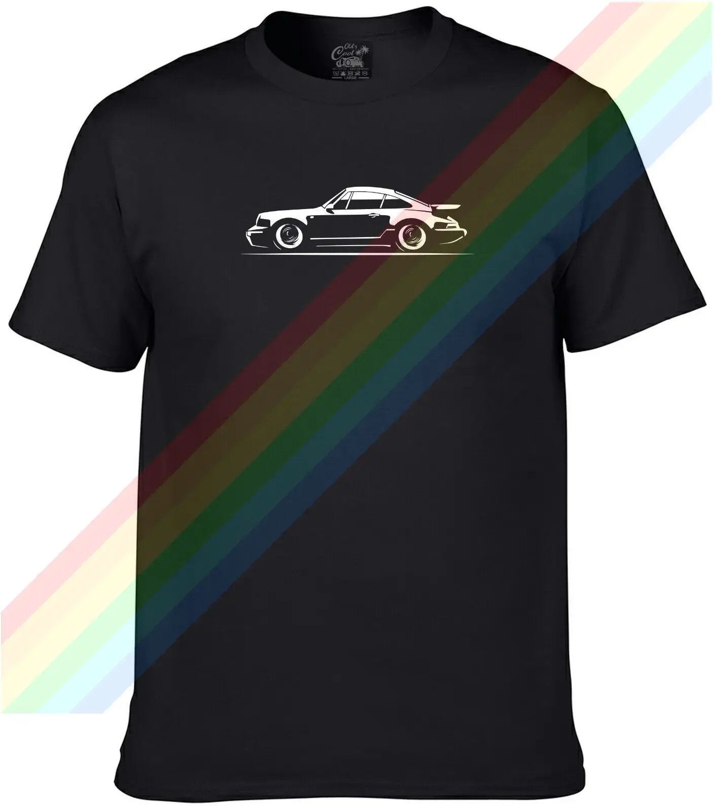 Летняя классическая черная хлопковая Футболка NOMen 911 - 964 турбо Женская