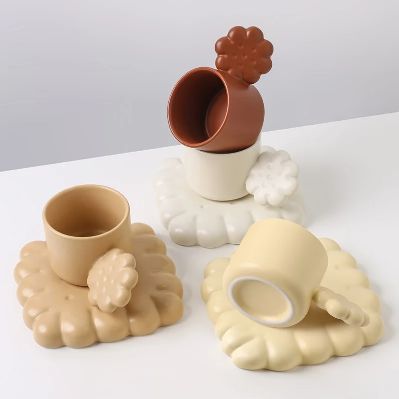 

Nordic Simple Style Solid Color Mug Home Office Coffee Cup Set Gift Ceramic Mug