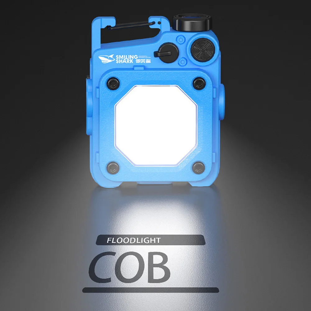 

LED COB Portable Flashlight Pocket Work Light Dual Light Source Outdoor Camping Fishing Climbing LED Light Bottle Opener Hook