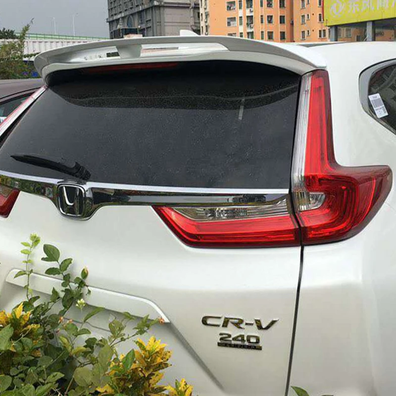 

Для 17 спойлер CRV НОВЫЙ CRV ABS материал для заднего крыла автомобиля грунтовка цвет задний спойлер для Honda спойлер CRV 2017 +