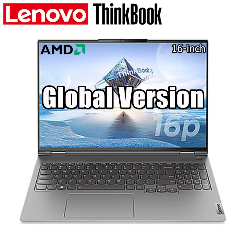 2022 Lenovo ThinkBook 16p AMD Ryzen 7 6800H RTX 3060-MaxQ 16 ГБ 512 SSD дюймов 2 5 k LCD 165 Гц 100% sRGB экран Win 11 ноутбук