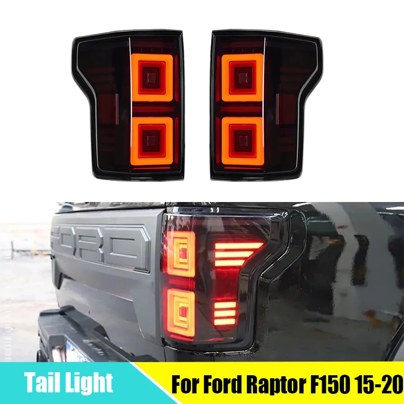 

LED Taillight For Ford Raptor F150 Tremor 2015-2020 Turn Signal Brake Reverse Running Fog Rear Lamp Tail Light Assembly