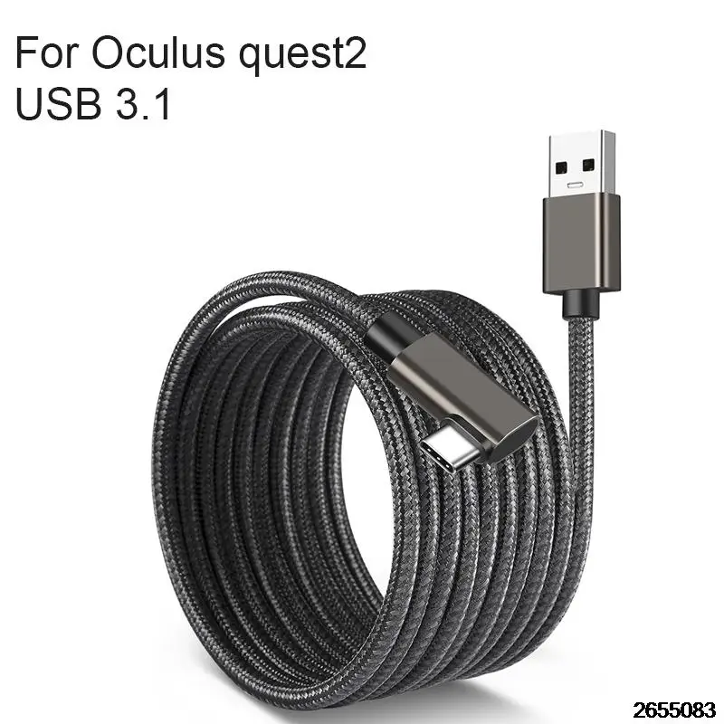 

Fast Charging Cable 5M Data Line For Oculus Quest 2 Link VR Headset for Oculus quest2 data cable VR Headset Accessories