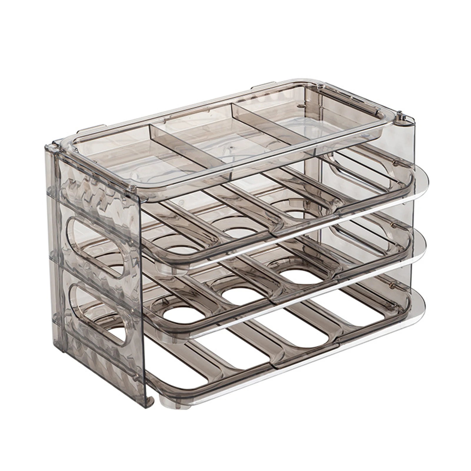 

Держатель для яиц для холодильника, составной стеллаж для холодильника, многоярусный контейнер для хранения яиц для холодильника, поднос д...