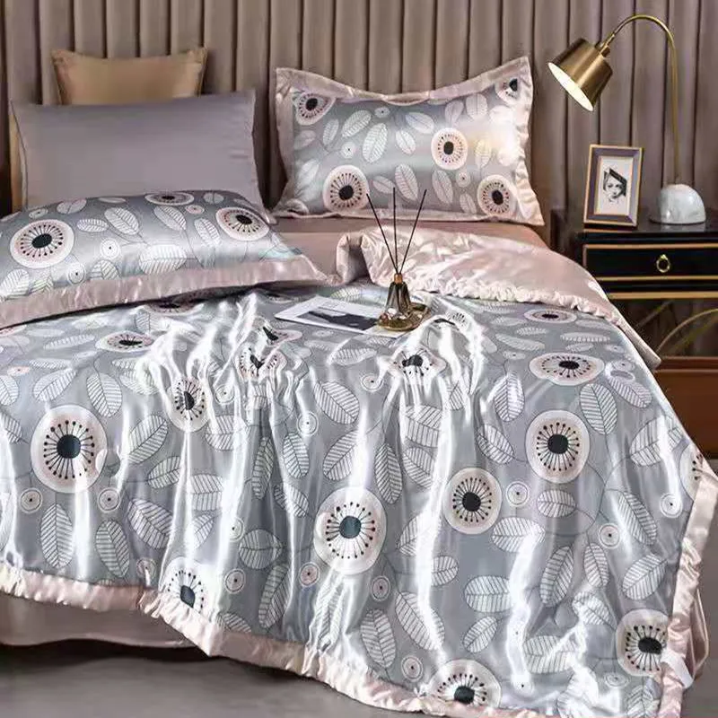 

Bingsi Summer Quilt Air Conditioner Is Summer Thin Single Washable Summer Cool Quilt 4pcs Summer Double Thin Quilt Comforter