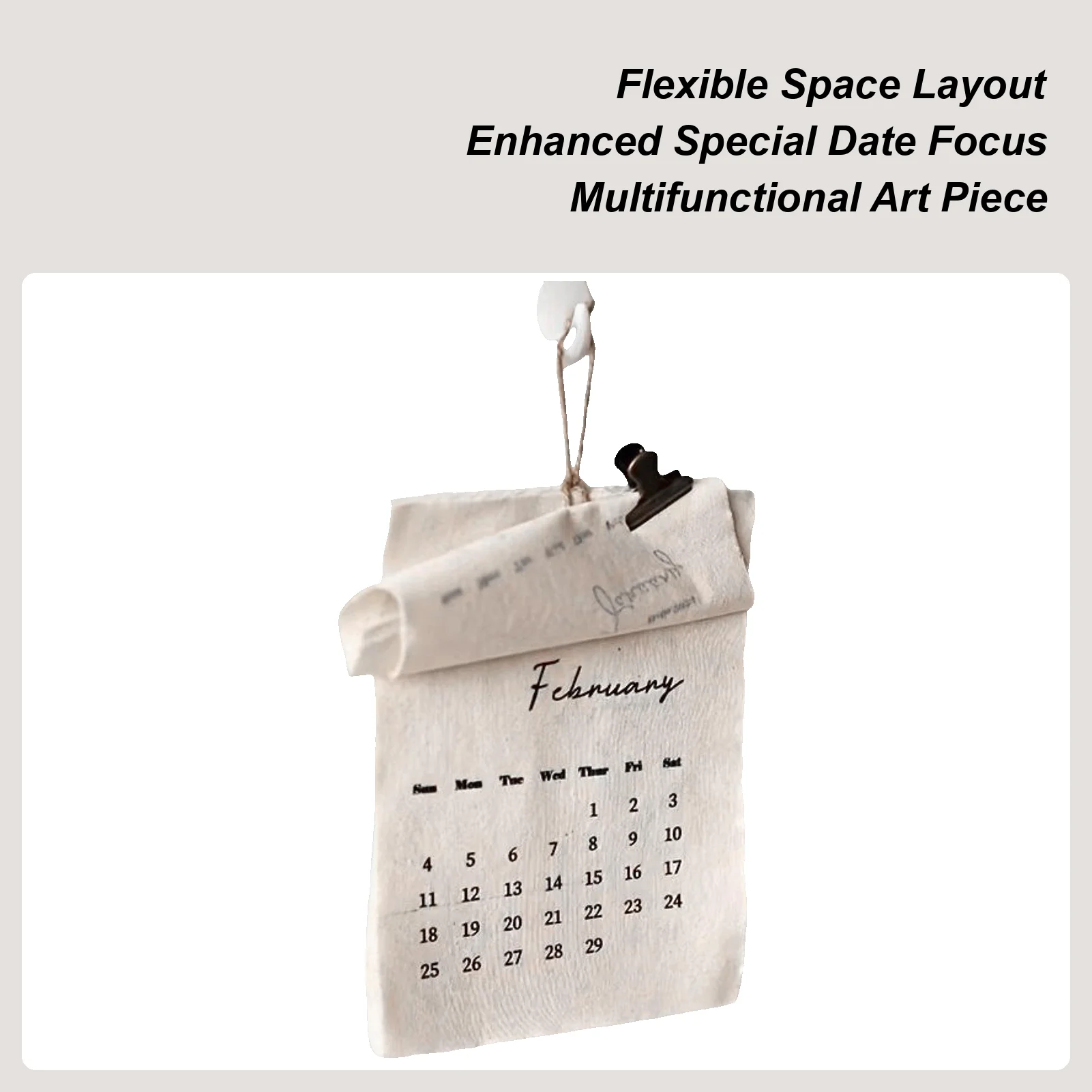 

Текстильный календарь на 2026 год