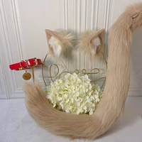 new cute kitten anime beast ear beast tail wolf ear cat ear fox ear headband custom cosplay