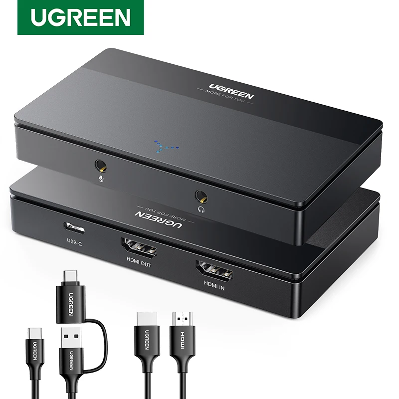 

UGREEN CM630-15390A HDMI видеозахват 4К 60Гц