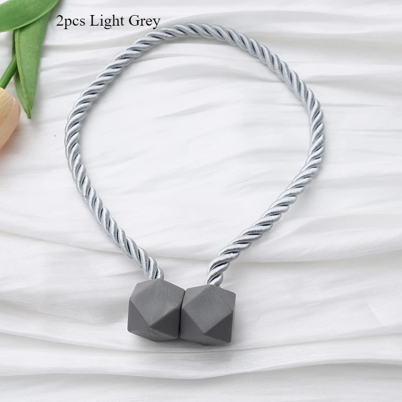 

Сильный магнитный ремешок для штор — современный дизайн из витой веревки, подходит для гостиной, офиса и украшения дома