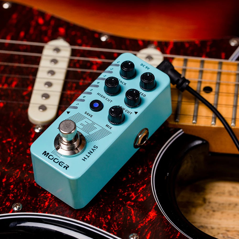 Синтезирующая гитарная педаль MOOER E7 7 синтезаторов