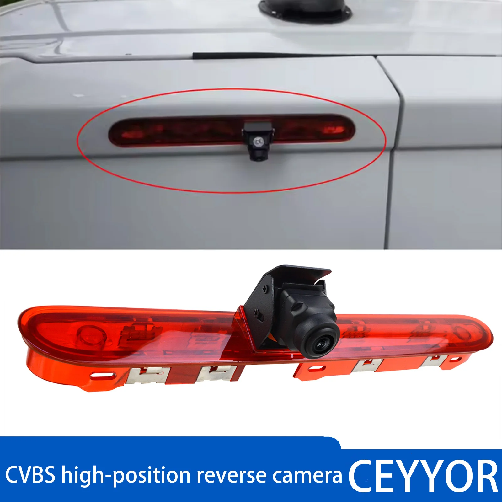 Фото Камера заднего вида для Fiat Scudo 3-го поколения, Citroen Dispatch Space Tourer, Opel Zafira Life, Vauxhall Vivaro C MK4 №2