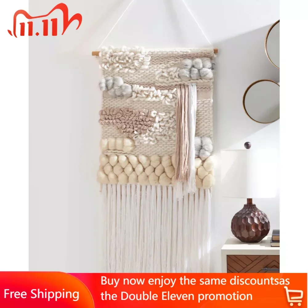 

Бесплатная доставка, гобелен цвета слоновой кости, украшение для дома Sedona Sam, тканый настенный гобелен в юго-западном стиле, гобелены, гобелены серии, комнатный Декор