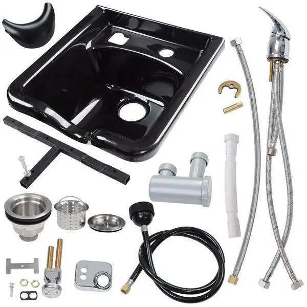 

Stable Adjustable Shampoo Basin Black