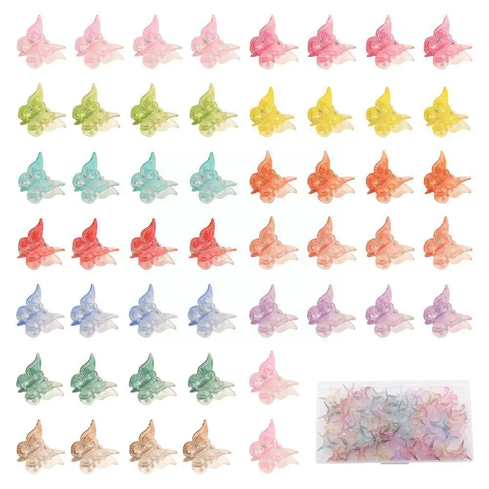 

50 Pieces Hair Clips Mixed Color Mini Hair Hair Beauty Jaw Tool Accessories Clamps Claws Barrettes Headwear Styli P6s6
