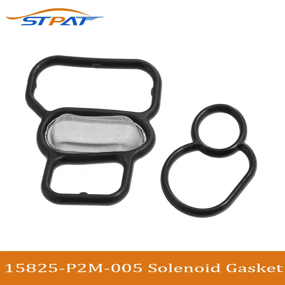 

STPAT Solenoid Valve Gasket Kit for Honda/Acura Civic 1996-2005 Honda VTEC Filter Spool Valve 15825-P2M-005 36172-P08-015