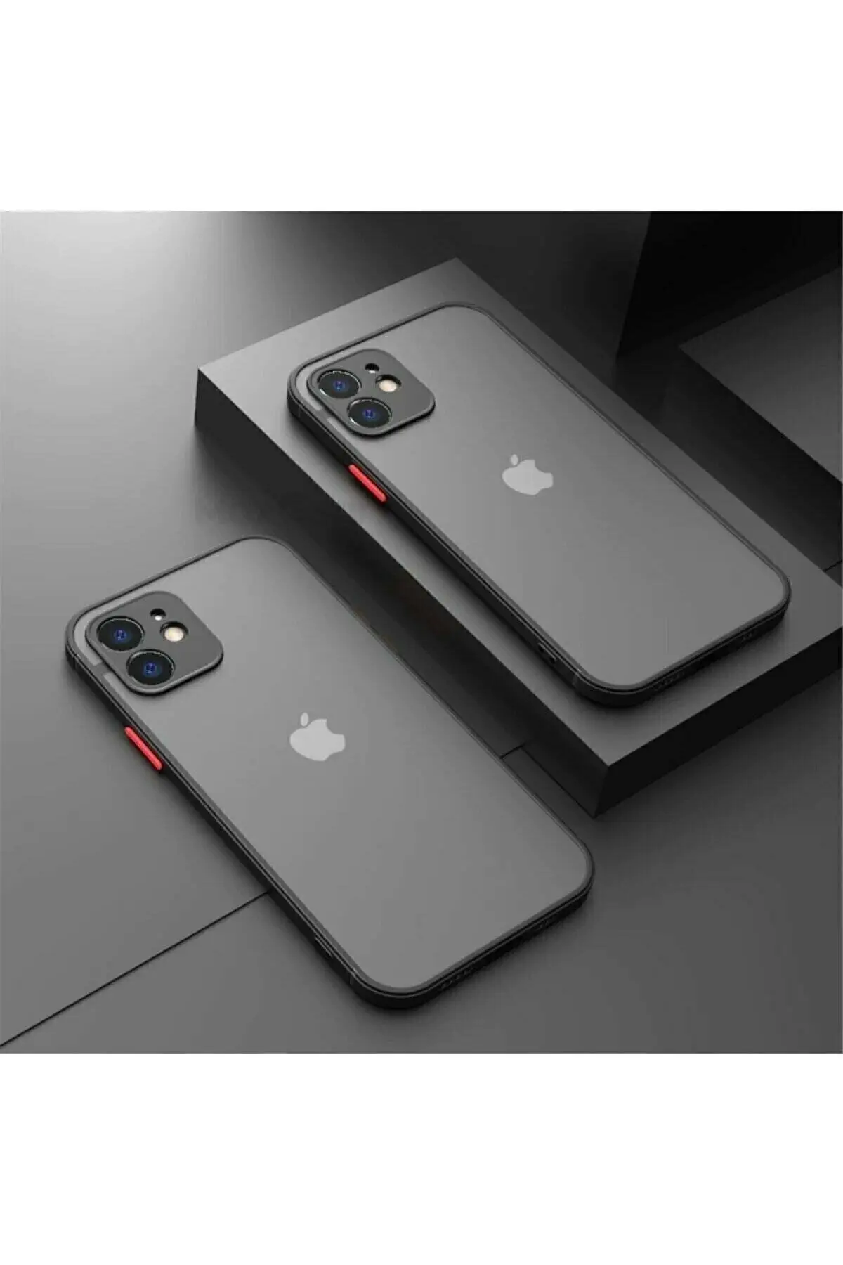 

Цветной защитный прозрачный чехол для камеры с краями для Iphone 12 6,1