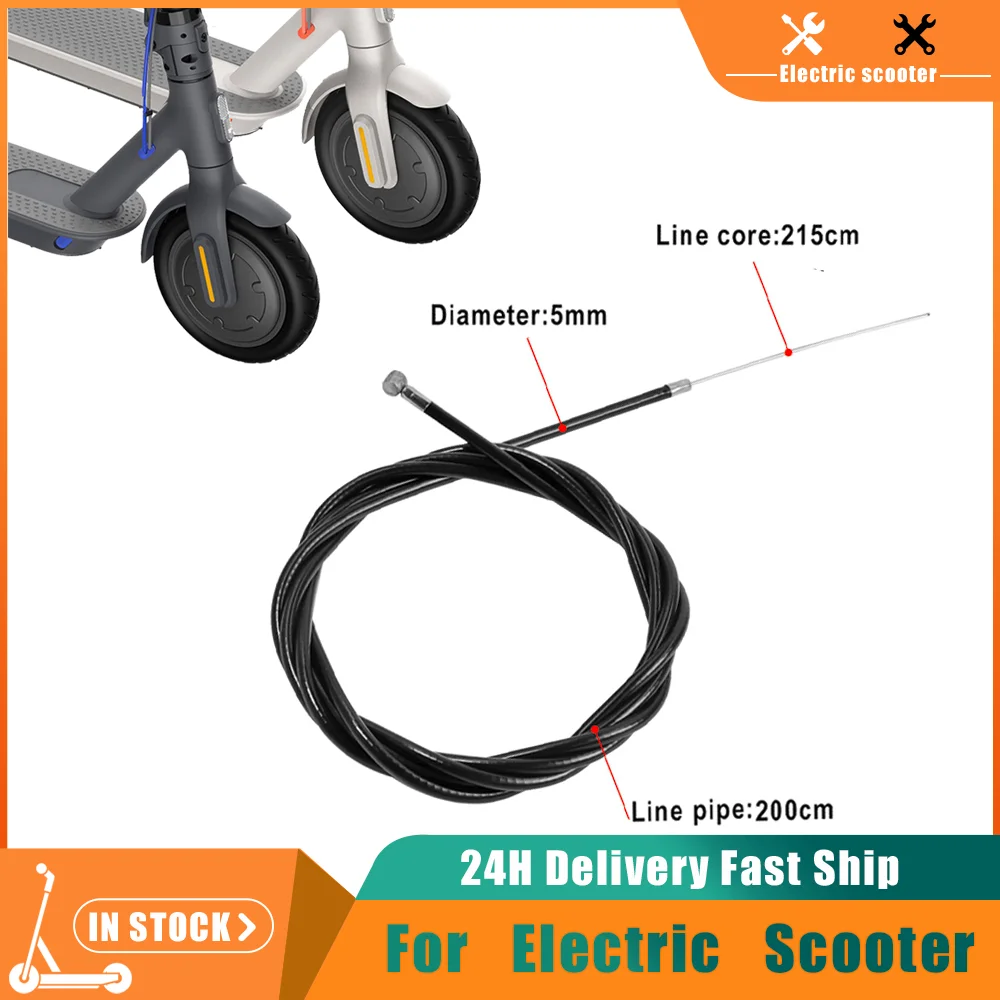 General Electric Scooter Brake Line From 50cm to 200cm Length Stainless Steel with Housing Braking Cable Mountain Bike Bicycle