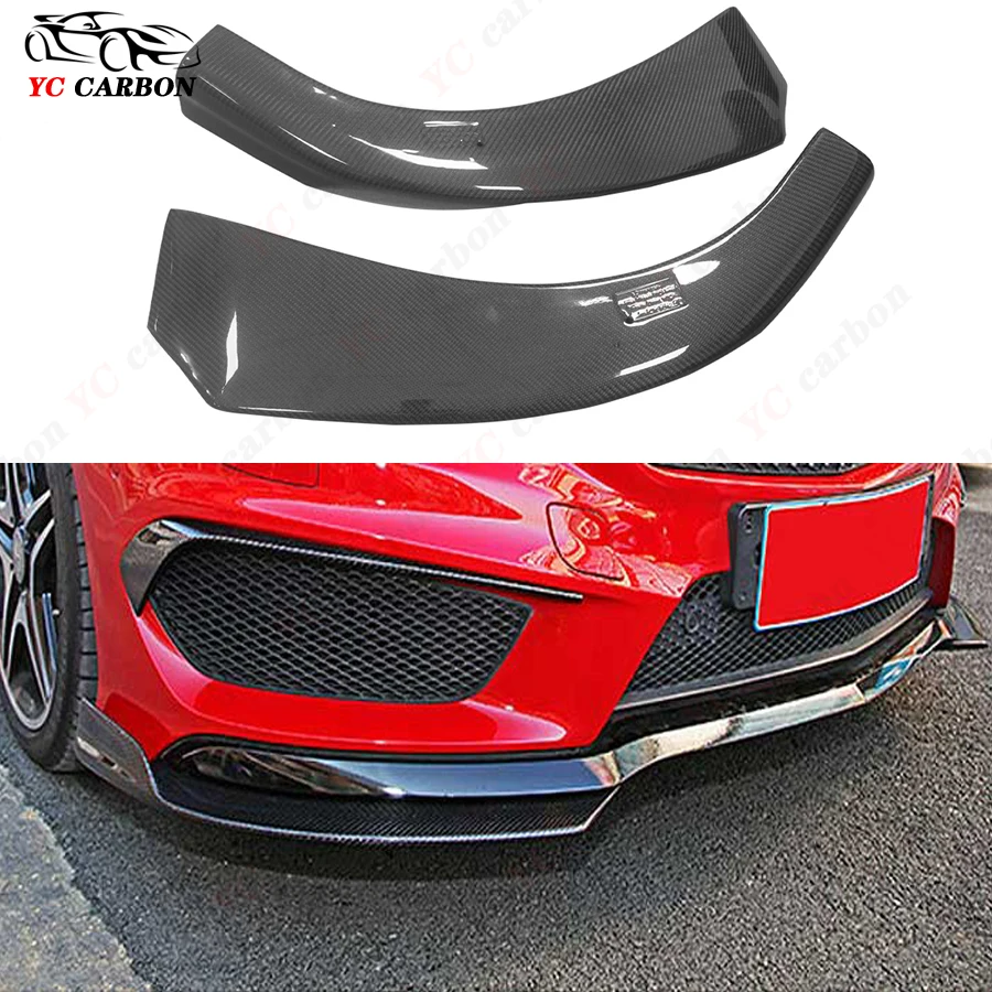 

Угол обмотки переднего бампера для Mercedes Benz CLA Class W117 CLA200 CLA260 13-15 из модифицированного углеродного волокна