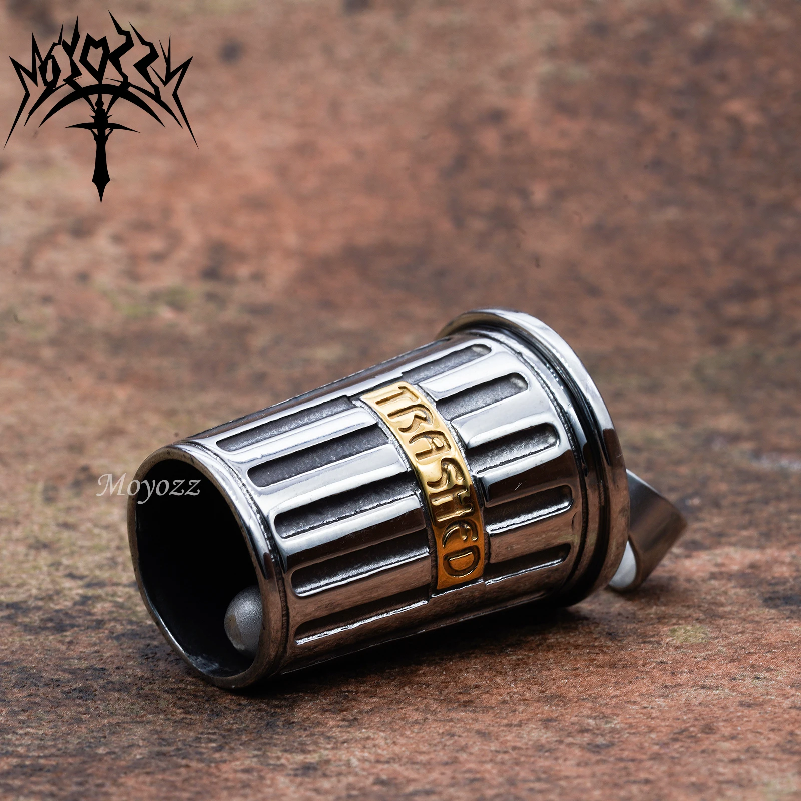 

Мотоциклетный колокольчик, миниатюрный мусорный бак, защитит себя от отрицательных энергии, безопасный для байкера, удачи, гумалина, езда, нержавеющая сталь