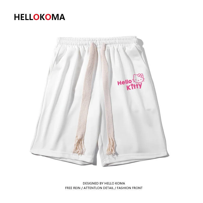 Hello Kitty Sanrio Chic and Elegant Woman Pants Casual Sports Shorts Harem Pants Women Cargo Pants for Women Y 2k Vintage Pants