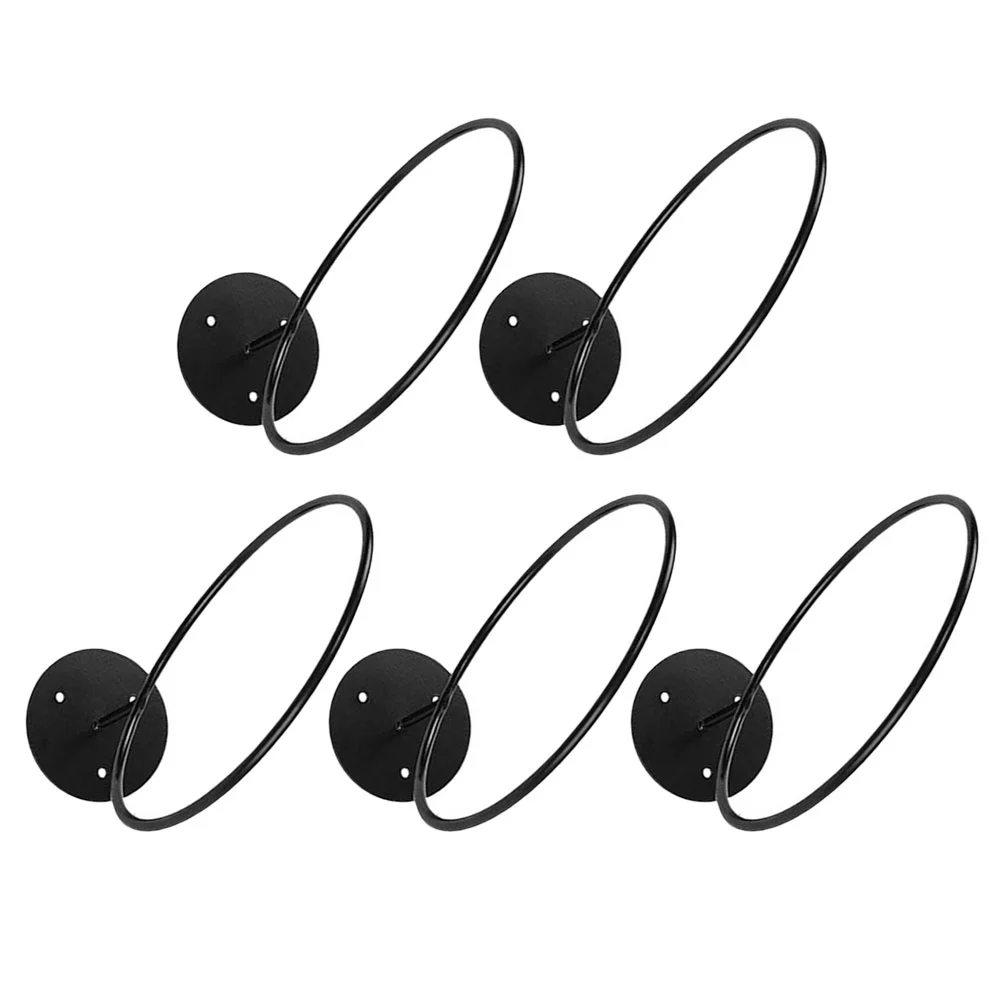 

5Pcs Wall-mounted Basketball Rack Exercise Ball Wall Hat Holders Basketball Display Rack