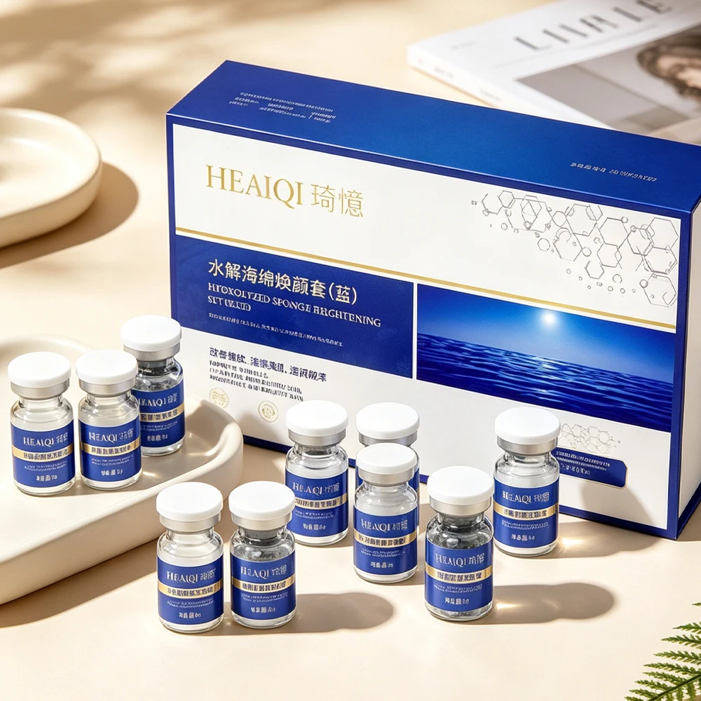 Фото Набор для ухода за кожей: 80% спикул морских водорослей, микрокристаллы, натуральный биологический экстракт, восстановление лица, лечение акне №1