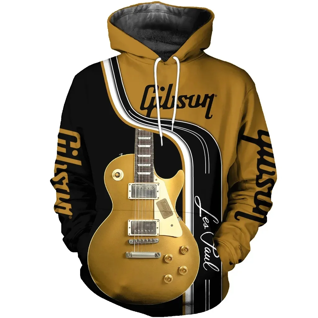

Men Hoodies Sax Guitar 3D Print Jazz Men's Sweatshirt Classic Music Instruments Long-sleeve Hip Hop Funk Pop New Hooded Pullover