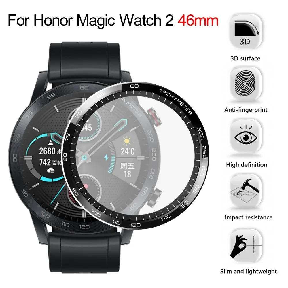 Защитная пленка HD с полным покрытием для часов Honor Magic watch 2 46 мм