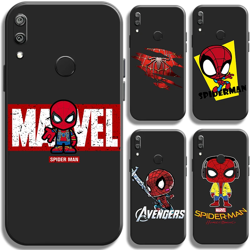 

Avengers Cute Spiderman For Huawei Y9 Prime Y6 Y6P Y7 Y7P Y7S Y8S Y8P Y9 Y9A Phone Case Cover Funda Soft Liquid Silicon TPU