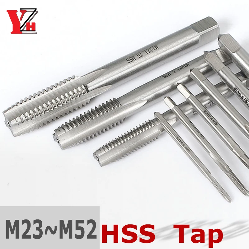 

Metric HSS Straight Flute Tap Machine For Metal Through Hole M23 M24 M25 M26 M27 M28 M30 M32 M33 M35 M36 M39 M42 M45 M48 M52