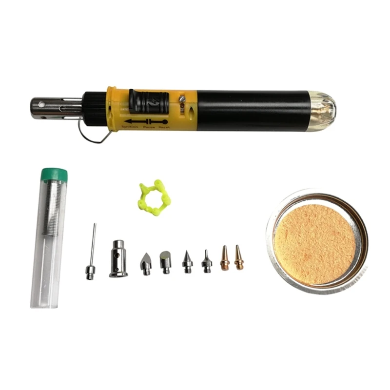 

12 in 1 Welding Accessories Gas Soldering Iron Torch Heat Welder Tool Pen-shaped Dropship
