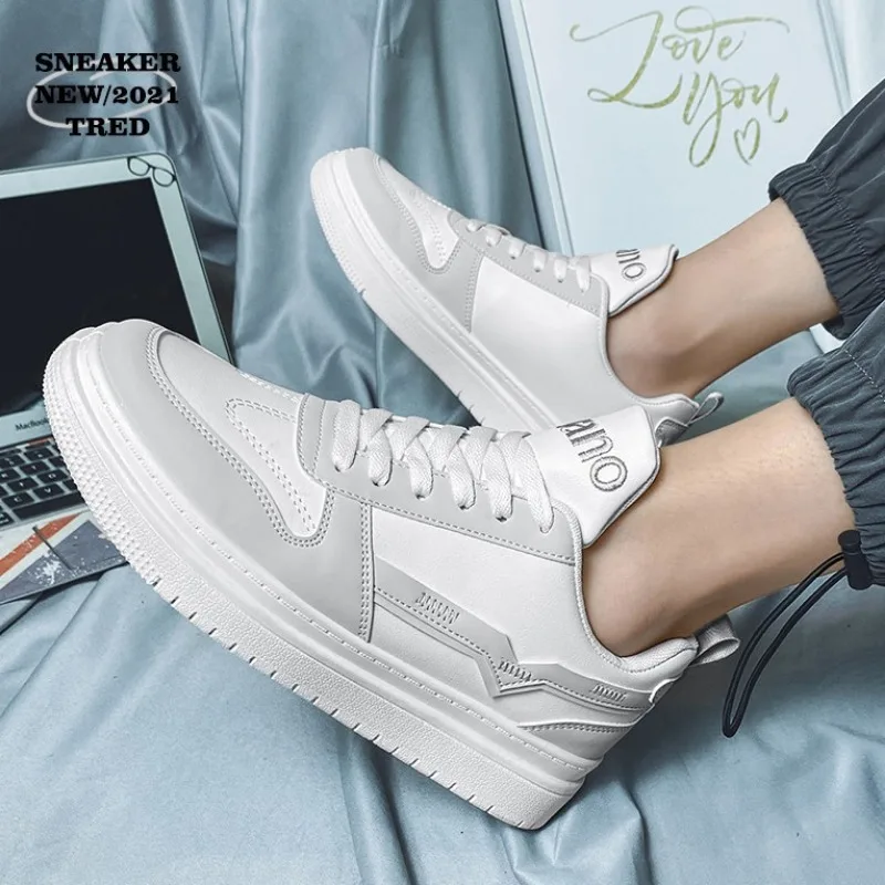 Вулканизированная обувь для мужчин модные мужские повседневные кроссовки на