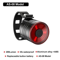 bicycle light taillight aluminum alloy helmet night riding warning mountain bike led headlight rear light bicycle accessories