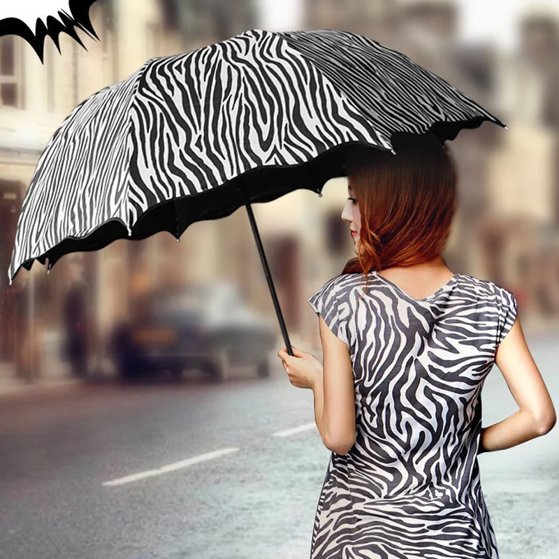 

Folding Umbrella, Ladies Waterproof UV Protection Umbrella